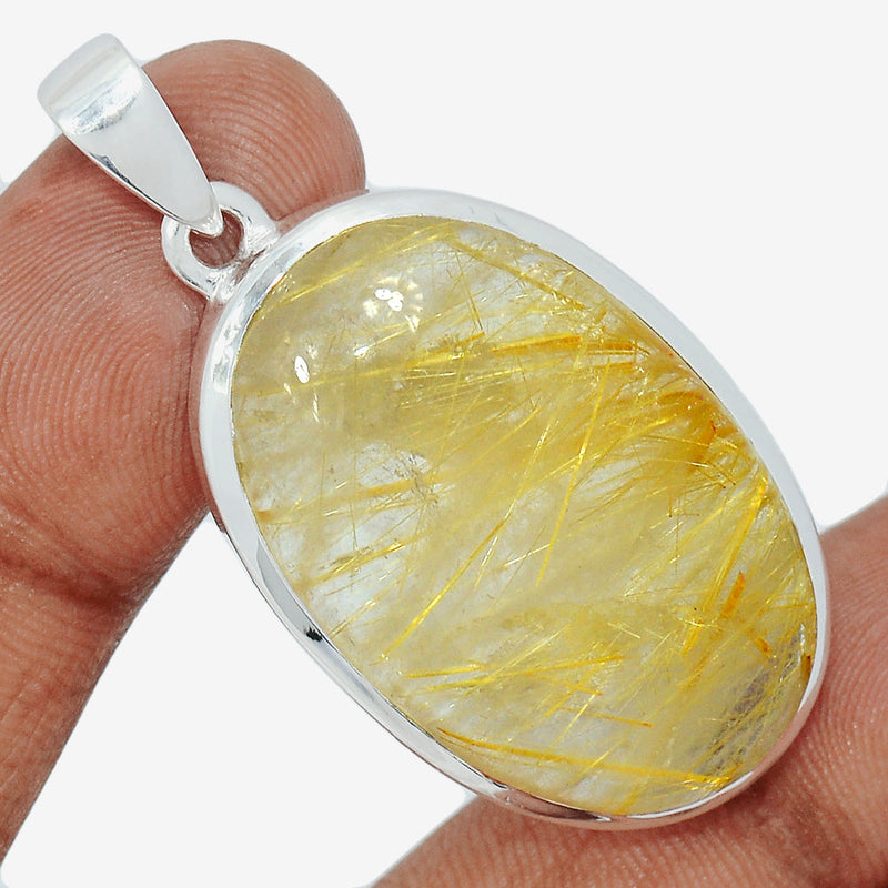 1.8" Golden Rutile Pendants - GRUP2099