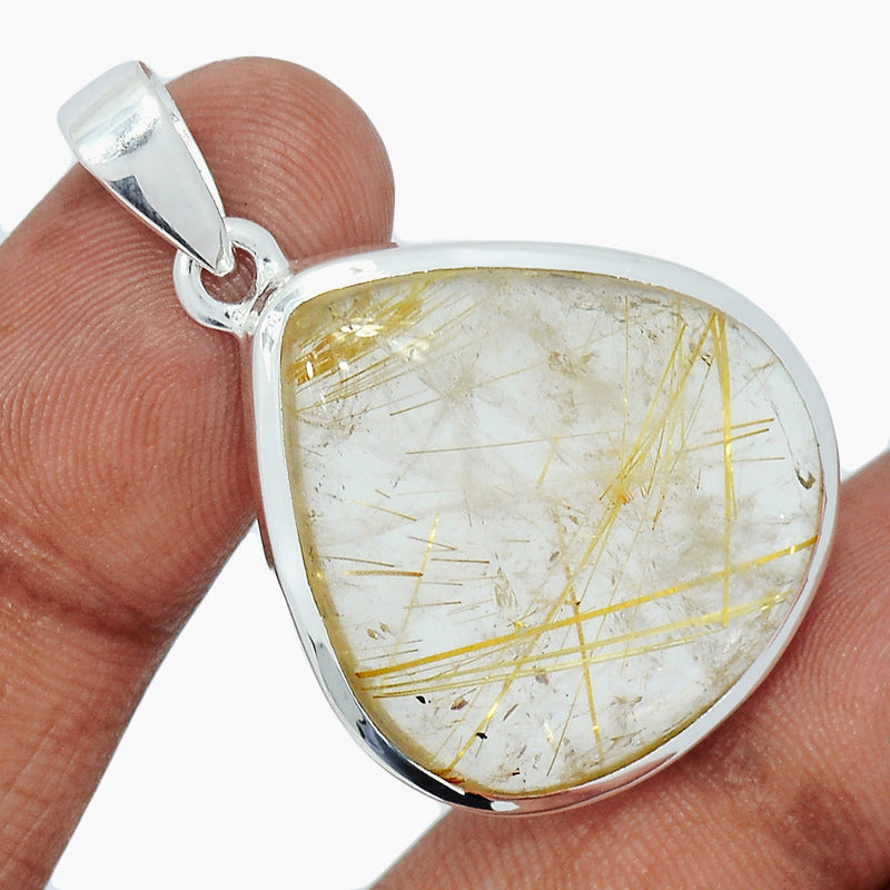 1.6" Golden Rutile Pendants - GRUP2100