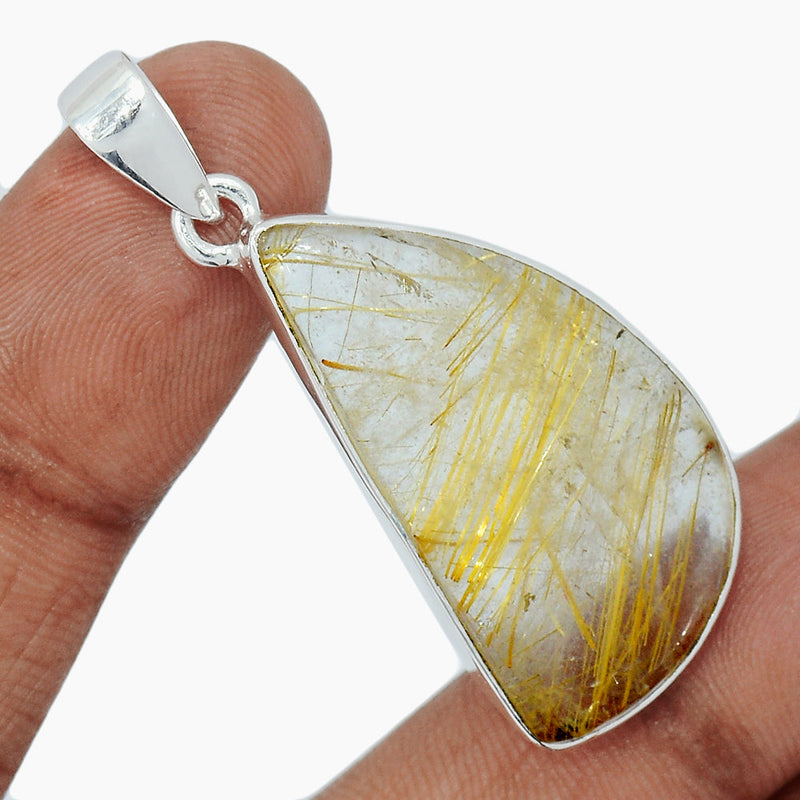 1.8" Golden Rutile Pendants - GRUP2110