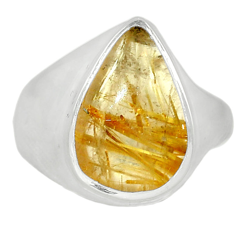 Solid - Golden Rutile Ring - GRUR1419