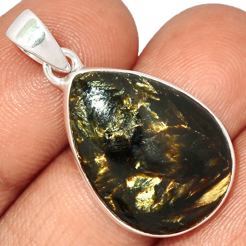 1.3" Golden Seraphinite Pendants - GSPP564