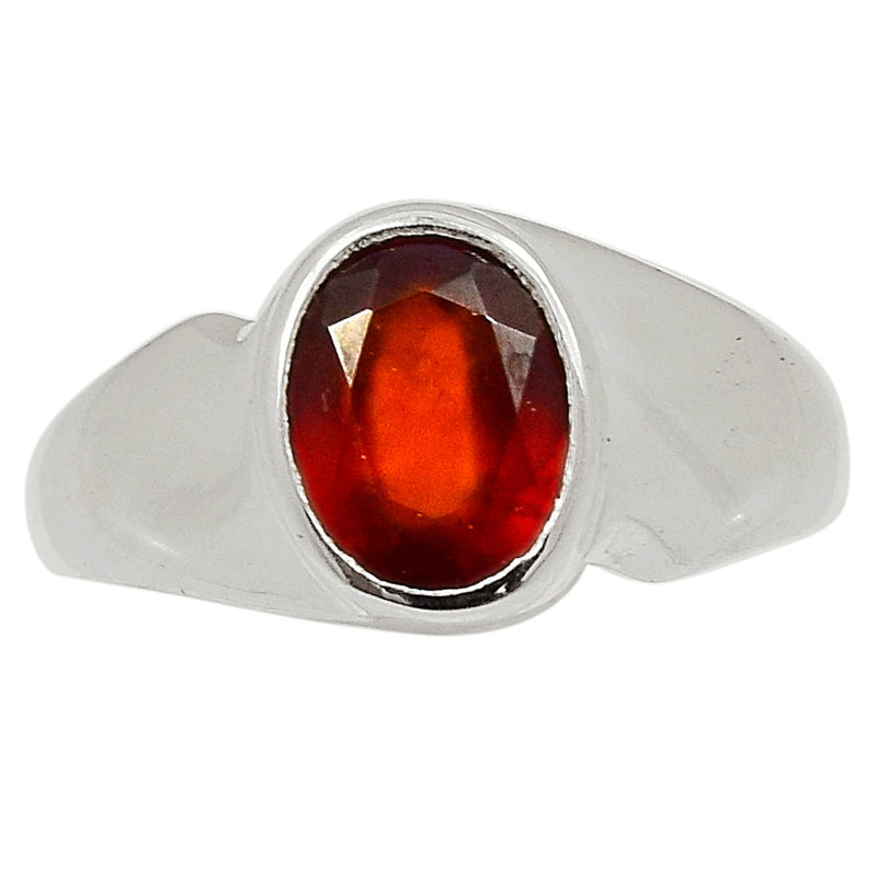 Solid - Hessonite Garnet FacetedRing - HFGR220