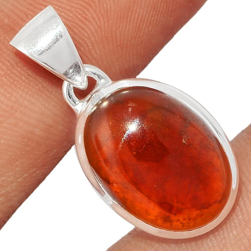 1.1" Hessonite Garnet Cabochon Pendants - HGCP211