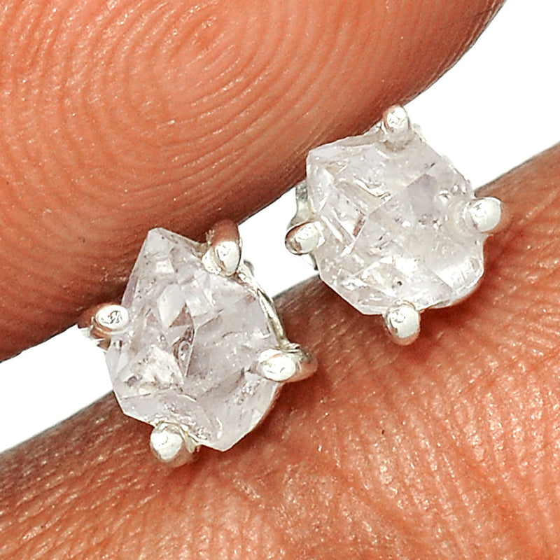 Claw - Herkimer Diamond Studs - HKDS534