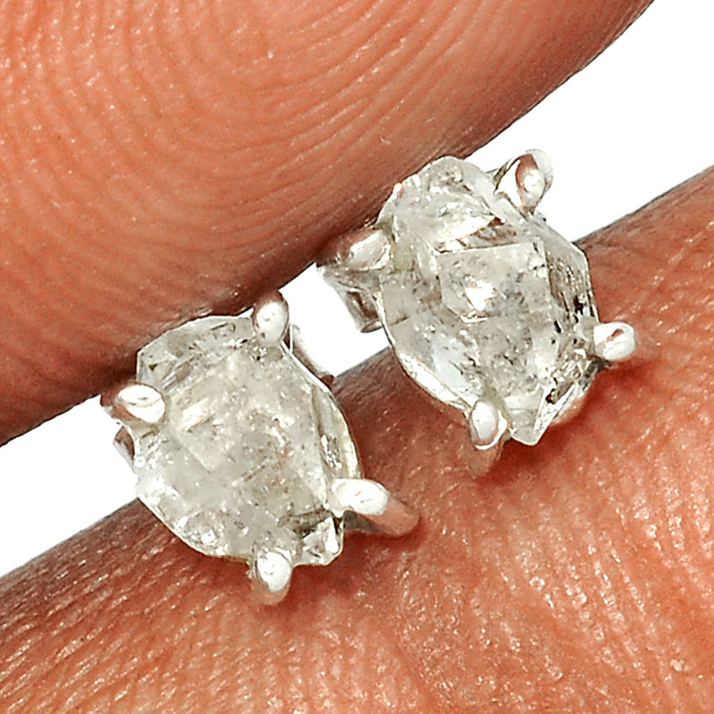 Claw - Herkimer Diamond Studs - HKDS536