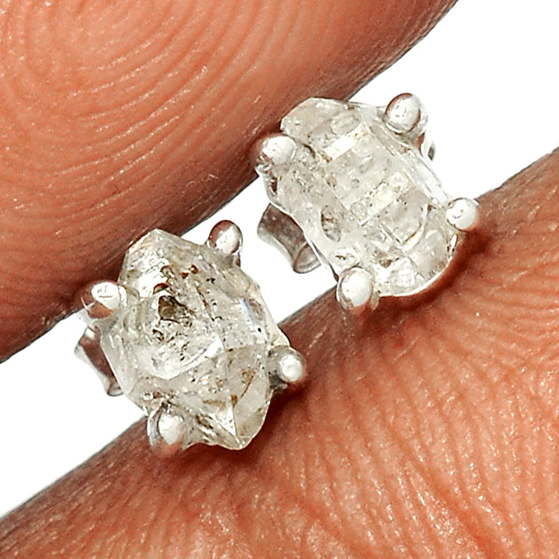 Claw - Herkimer Diamond Studs - HKDS539