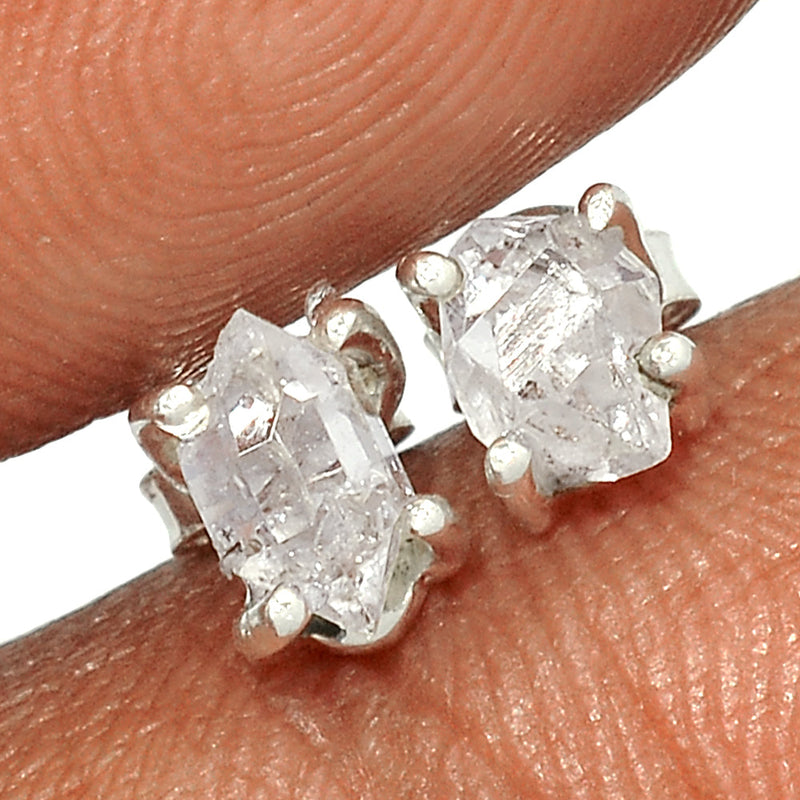 Claw - Herkimer Diamond Studs - HKDS541