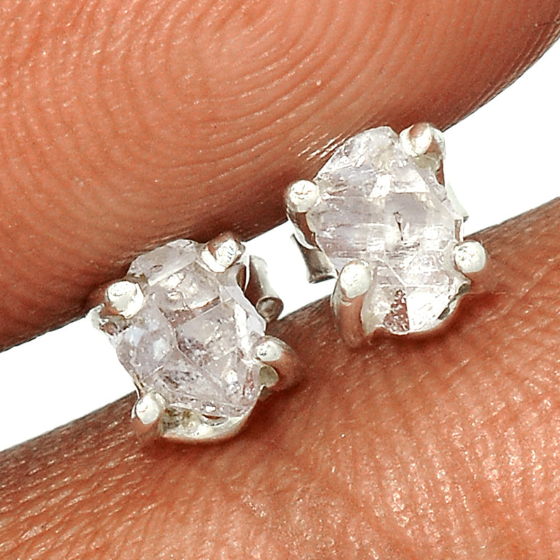 Claw - Herkimer Diamond Studs - HKDS542