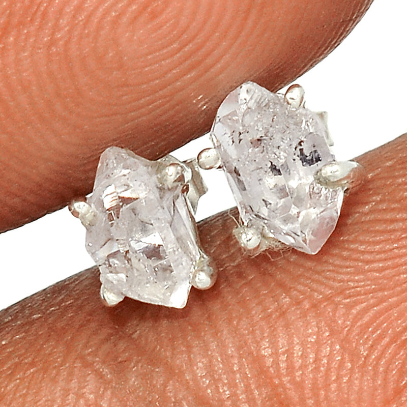 Claw - Herkimer Diamond Studs - HKDS543