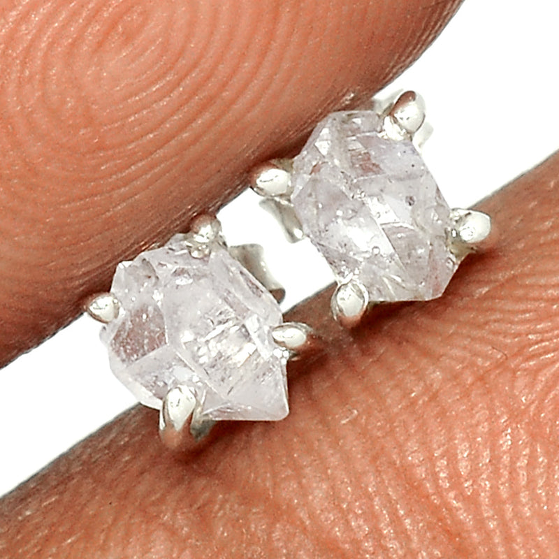 Claw - Herkimer Diamond Studs - HKDS548