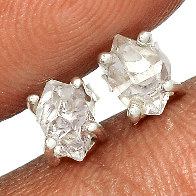 Claw - Herkimer Diamond Studs - HKDS550