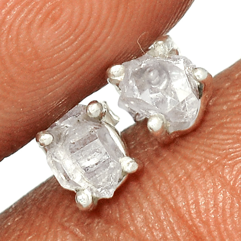 Claw - Herkimer Diamond Studs - HKDS552