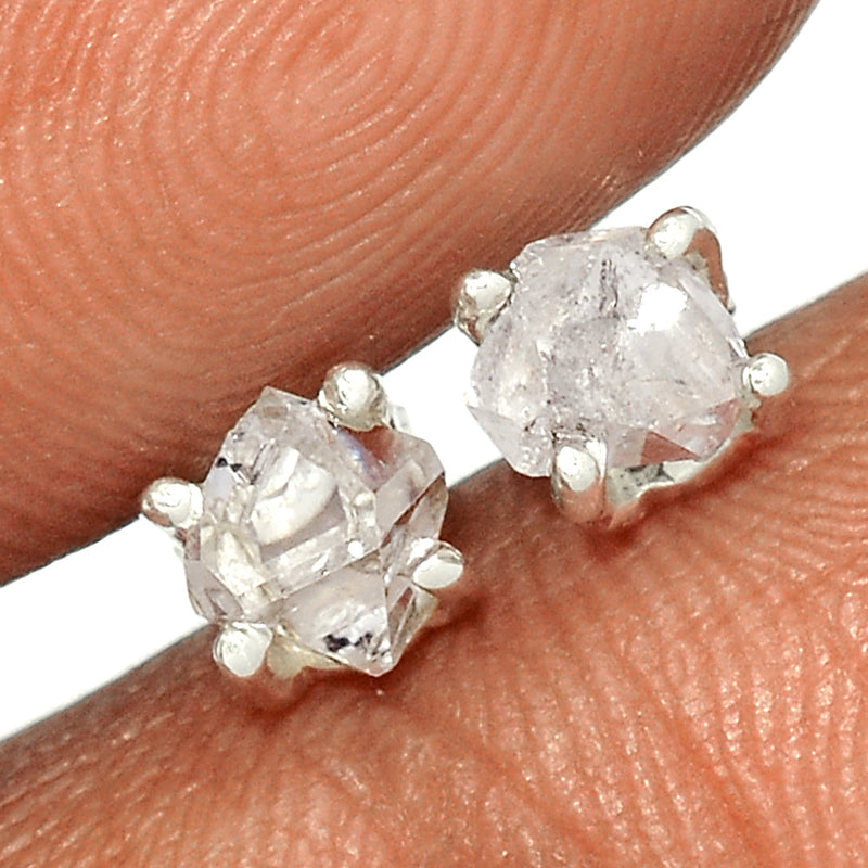 Claw - Herkimer Diamond Studs - HKDS554