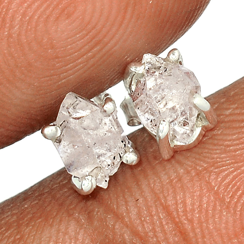 Claw - Herkimer Diamond Studs - HKDS556