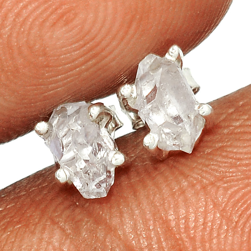 Claw - Herkimer Diamond Studs - HKDS557