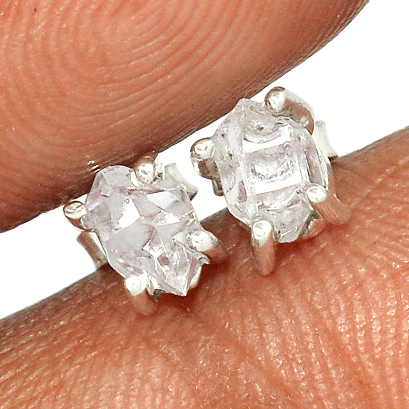 Claw - Herkimer Diamond Studs - HKDS558