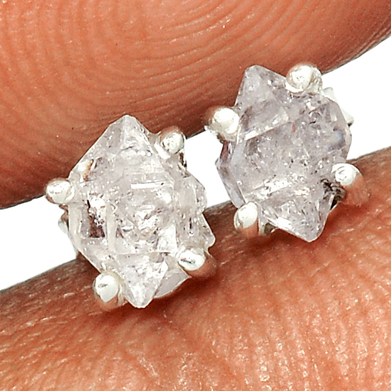 Claw - Herkimer Diamond Studs - HKDS560