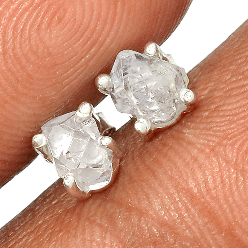 Claw - Herkimer Diamond Studs - HKDS561