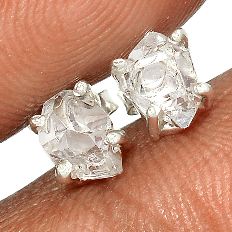 Claw - Herkimer Diamond Studs - HKDS562