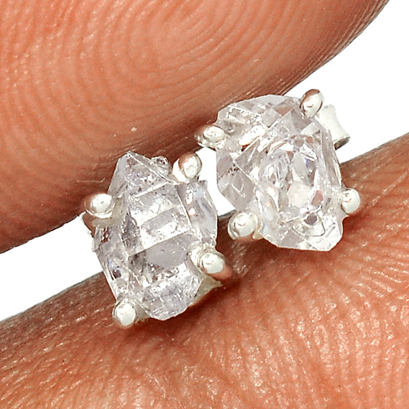 Claw - Herkimer Diamond Studs - HKDS564