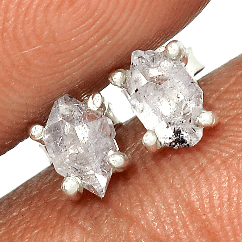 Claw - Herkimer Diamond Studs - HKDS565