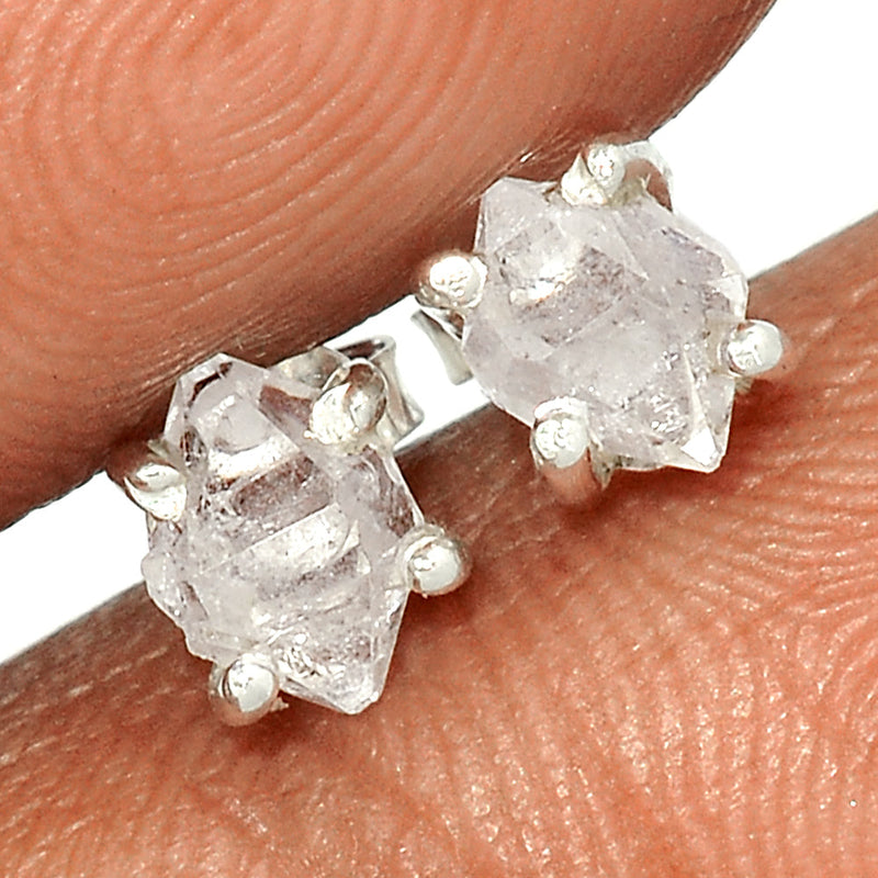 Claw - Herkimer Diamond Studs - HKDS567