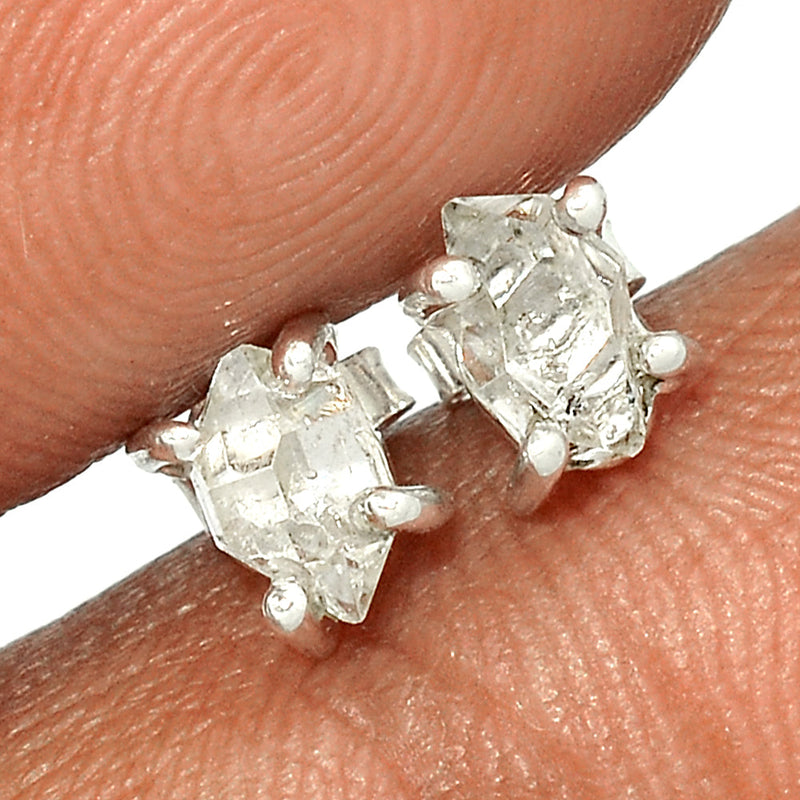 Claw - Herkimer Diamond Studs - HKDS568