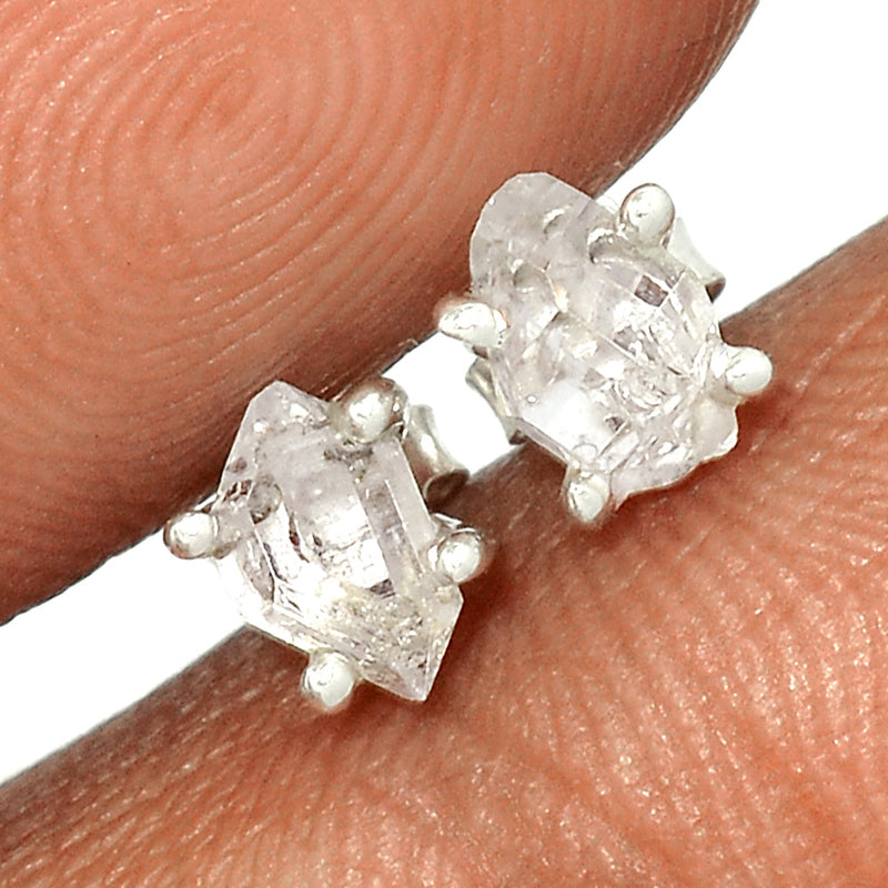 Claw - Herkimer Diamond Studs - HKDS570