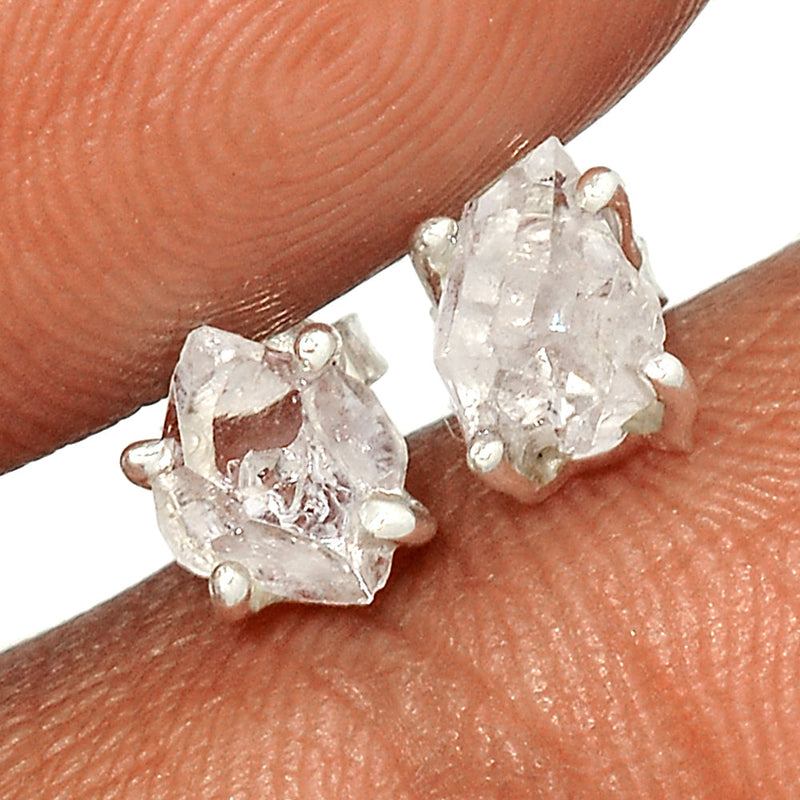 Claw - Herkimer Diamond Studs - HKDS573