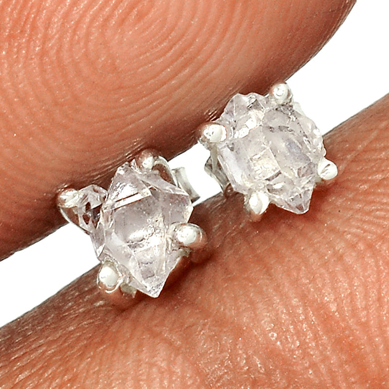 Claw - Herkimer Diamond Studs - HKDS575