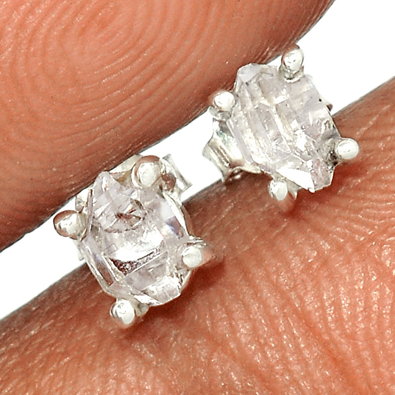 Claw - Herkimer Diamond Studs - HKDS578