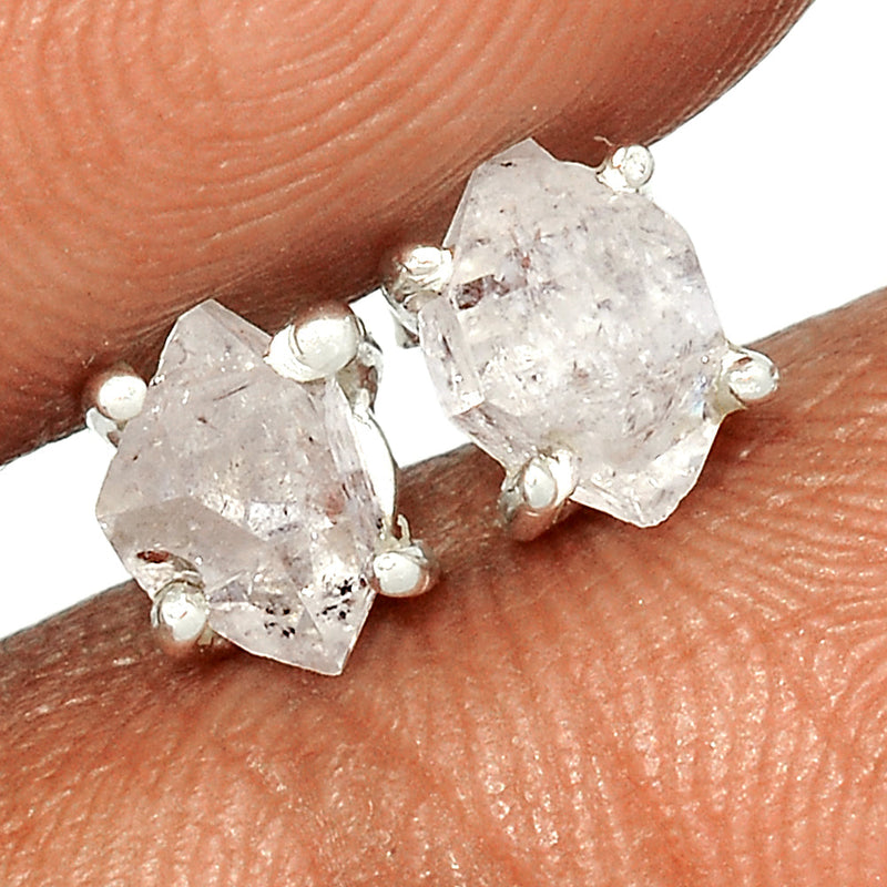 Claw - Herkimer Diamond Studs - HKDS579