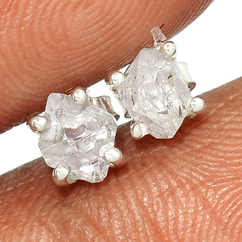 Claw - Herkimer Diamond Studs - HKDS582