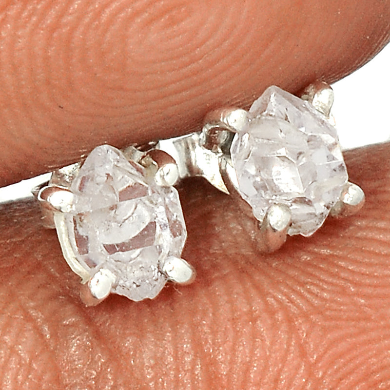 Claw - Herkimer Diamond Studs - HKDS583