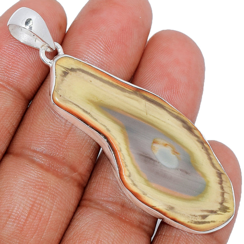 2.5" Imperial Jasper Slice Pendants - IJSP372