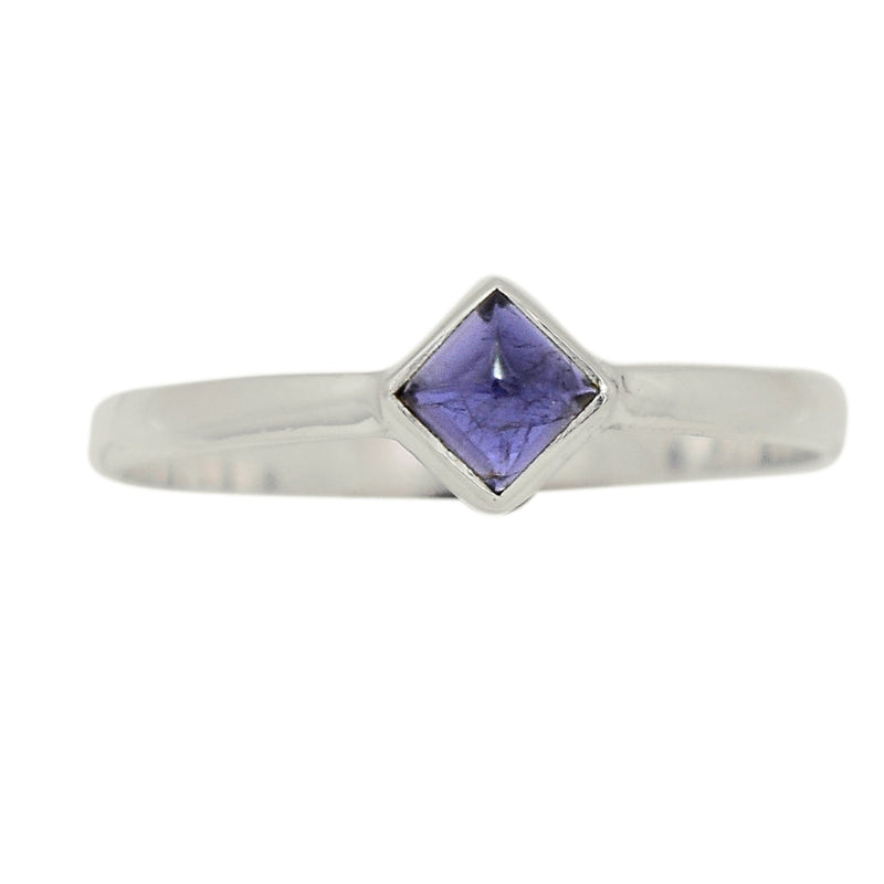 Small Plain - Iolite Cabochon Ring - ILCR196