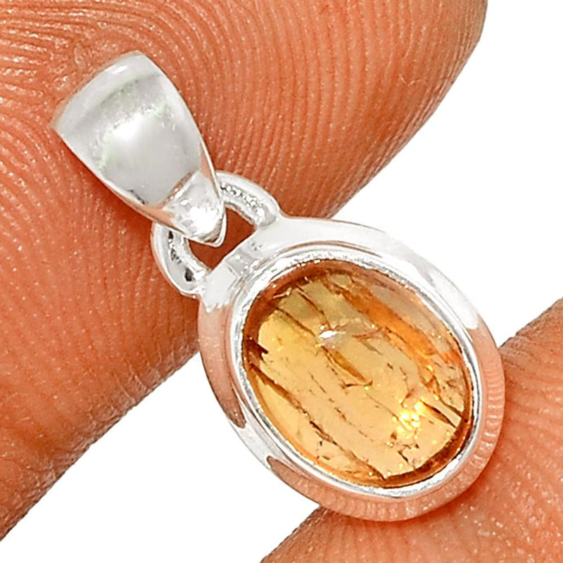 0.6" Imperial Topaz Cabochon Pendants - ITCP5