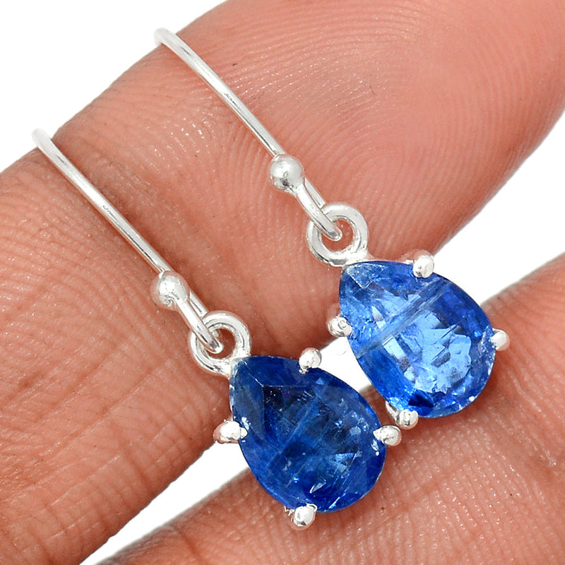 1" Kyanite Faceted Earrings - KYFE219