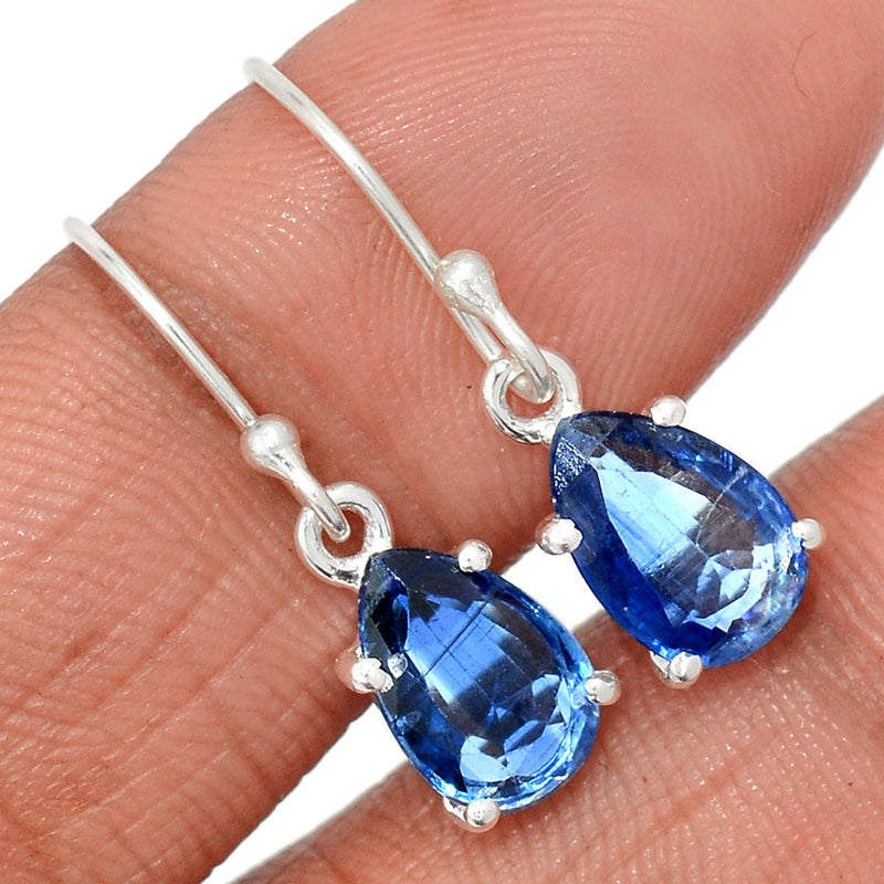 1" Kyanite Faceted Earrings - KYFE225