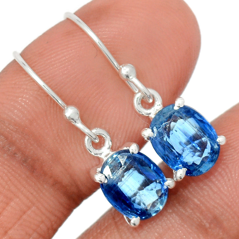 1" Kyanite Faceted Earrings - KYFE226