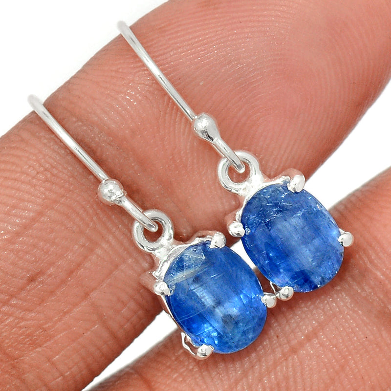 1" Kyanite Faceted Earrings - KYFE228