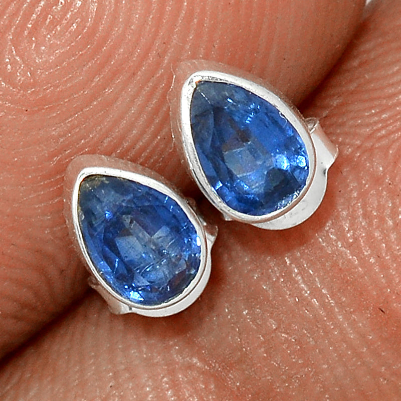 Kyanite Faceted Studs - KYFS116