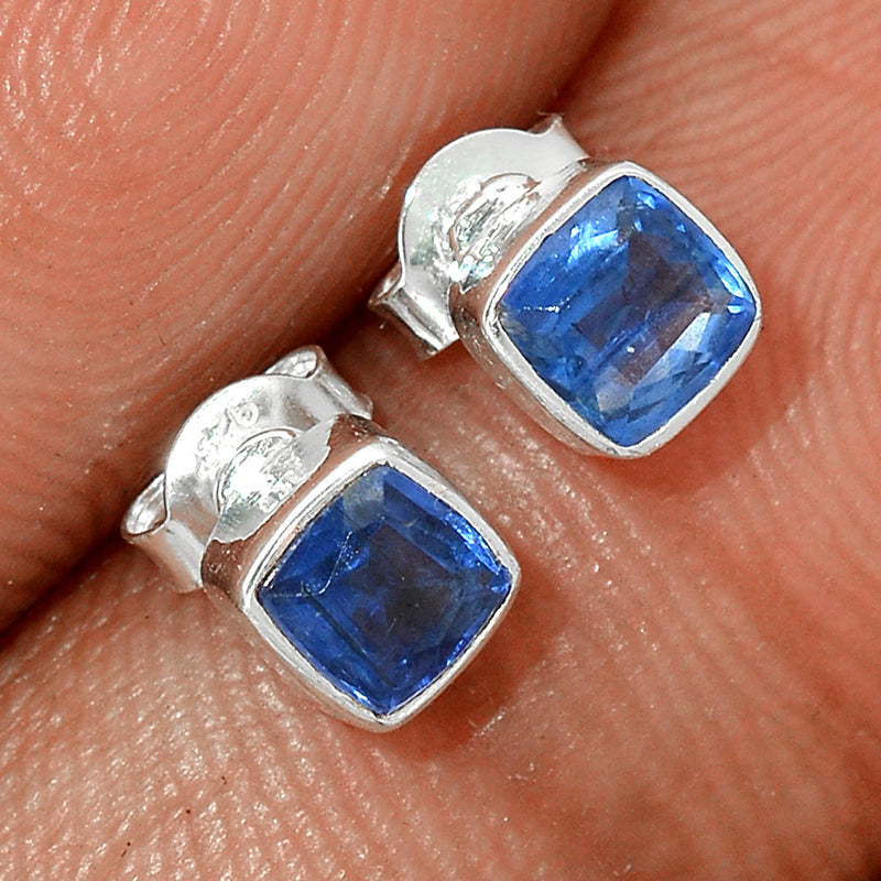 Kyanite Faceted Studs - KYFS123