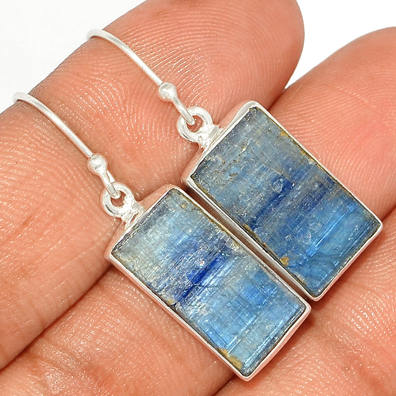 1.5" Kyanite Rough Earrings - KYRE1