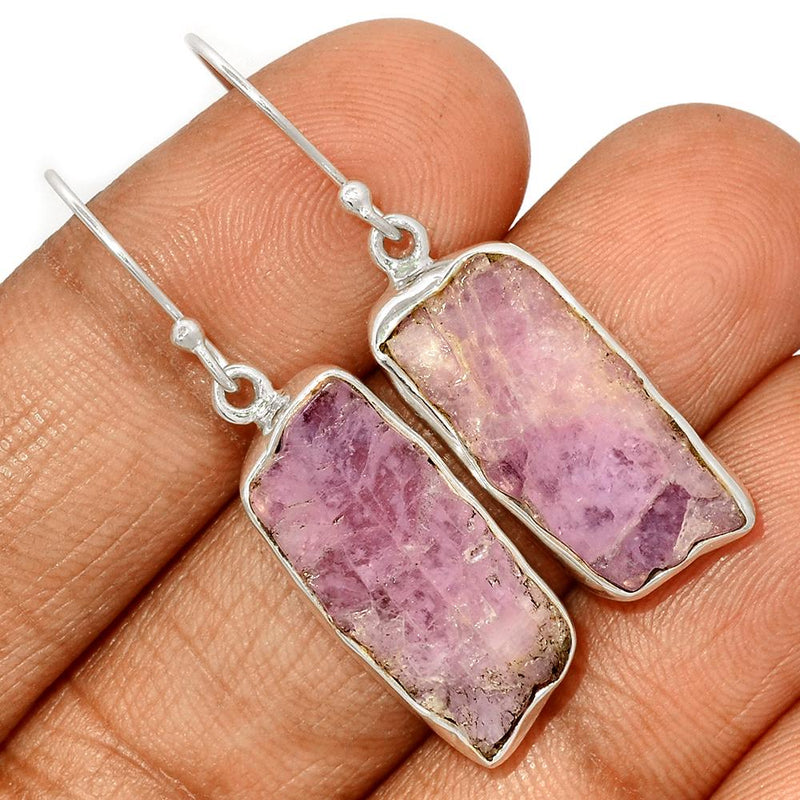 1.6" Kunzite Slice Earrings - KZSE19