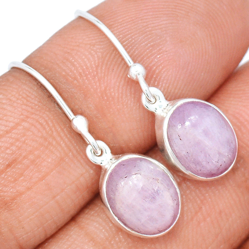 1.1" Kunzite Cabochon Earrings - KZTE113