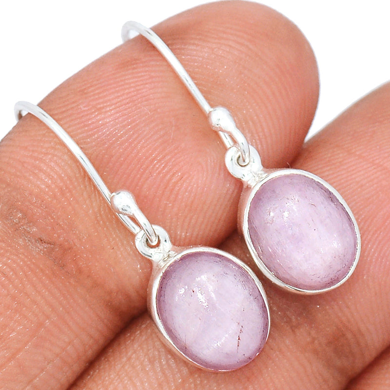 1.1" Kunzite Cabochon Earrings - KZTE121