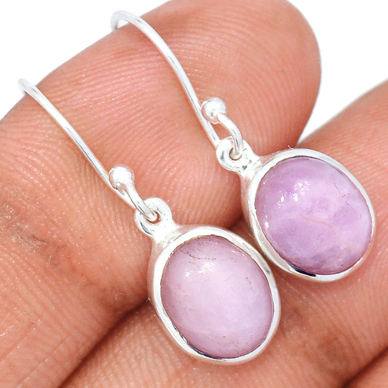 1.1" Kunzite Cabochon Earrings - KZTE123