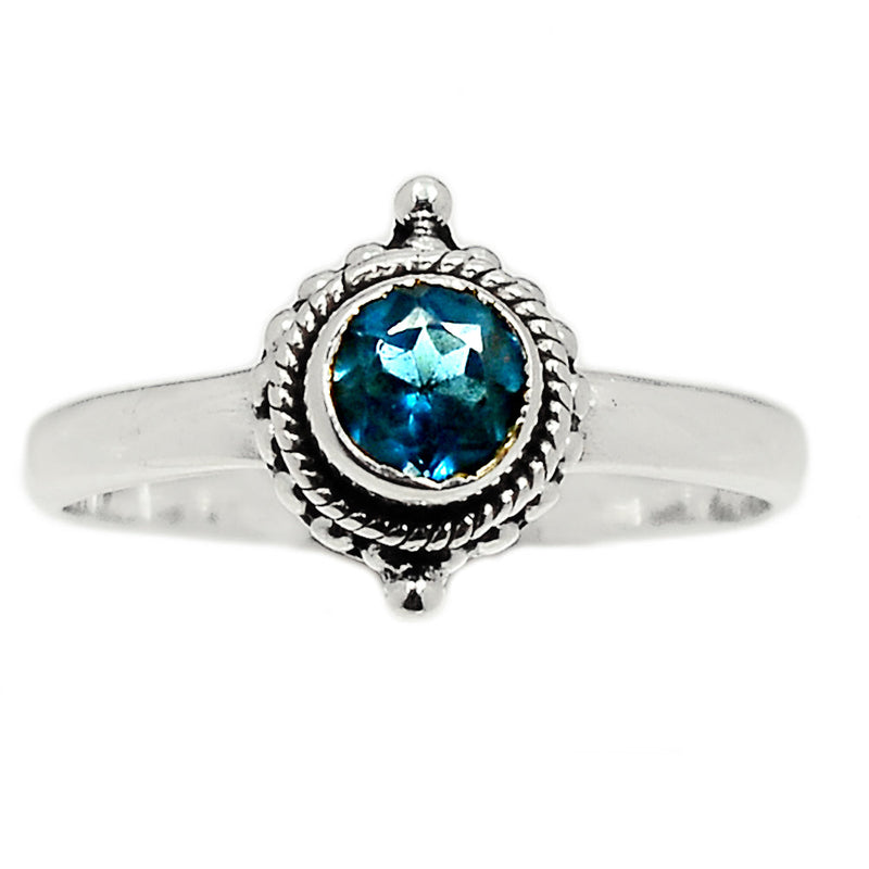 Small Filigree - London Blue Topaz Ring - LBTR5