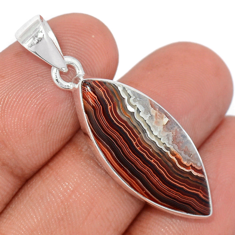 1.6" Laguna Lace Agate Pendants - LLAP1910